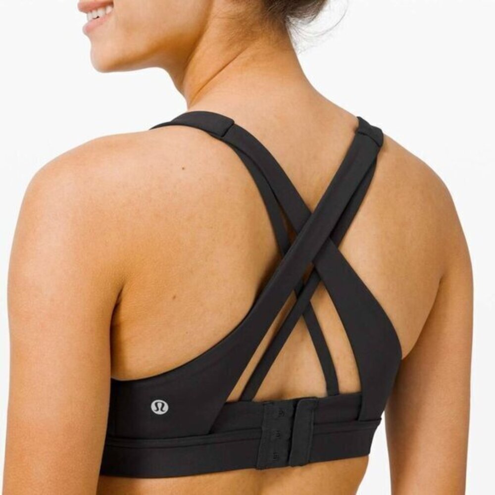 Lululemon Stash It All Sports Bra in Black Size 4